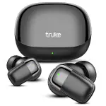 truke Clarity 2 Earbuds V2 6Mics Adv.ENC, 68H Battery,13mm Drivers, Multi Mode Deep bass, 5.3v (TWS, Black)