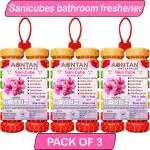 AONTAN ENTERPRISE Toilet freshener Sanicubes Bathroom Freshener, Toilet, Urinal Cubes, Urinal balls Toilet Ball Cube (Pack of 3) Total 600 gm