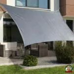 HIPPO PE 98% Sun Blockage Rectangle Shade Sail Sun & UV Protection Anthracite