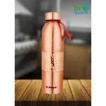 Dr. WaterR Pure Copper Bottle Tamra - 900ml Capacity, Two Tone Hammered by Skilled Artisan,Eco-Friendly, Travel Bottle, Gym Bottle, Office Bottle, Ayurveda Benefits