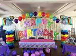 FANEX Solid Happy Birthday Foil Letter Balloon Decoration Combo (Pack of 13)