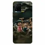Voleano back cover for Vivo Y21, Cute, Baby, Doll, Kids, Girl, boy, Together, heart, beautiful girl