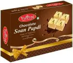 Yuvraj Patisa Chocolate Flavoured Soan Papadi Sweets Combo Pack ( 400 gm x 3)