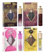 MANASIK Najdi, Navayah, Musk Abiyad And Opinion Aqd Floral Attar (Pack Of 4)