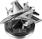 BKN Fighter Jet Car Solar Air Freshener (1pcs, Multicolor)