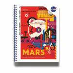 Anupam Nasa 5 Subject Spiral Notebook - 70 GSM Plain Paper - Pages 200 - Ideal for Profesionals & Students