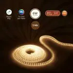 Philips 5 Meter LED Rope Light | IP 65 Water-Proof Strip Light with 400 lumens/Meter | Flexishine Plug n Play Flexible Rope Light for Indoor and Outdoor Decorations | Rope Light for False Ceiling,Balcony,Diwali,Christmas | Warm White, Pack of 1
