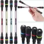 APCATIO 6PCS Spinning Rotatable Finger Pen - Non-Slip Coated Spinning Pen Mod with Weighted for Gaming Student (6, Modern)