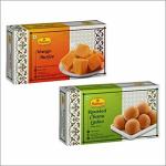 Haldiram's Nagpur Roasted Chana Ladoo 250g with Mango Burfee 250g Combo