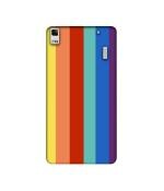 Casotec Rainbow Colors Design 3D Printed Hard Back Case Cover for Lenovo K3 Note / A7000