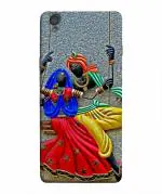BHAI COVER One Plus X , 1+X Multicolor Polycarbonate Beautiful Colorful Radha Krishna Stylish Designer 3D Printed Mobile Phone Back Cover