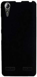 Multronics Black Rubber Back Cover Compatible With Lenovo A6000 Plus
