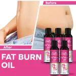 Globus Remedies Fat Burn Oil, Anti-cellulite, Slimming Oil for Body Shaping, 100ml (pack of 5)