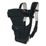 Mom's Pride Black 4In1 Baby Front Position Ergonomic Adjustable Kangaroo Carrier Backpack (0M-2Yrs)