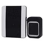 REVALS Door Bell Wireless for Home Operating in 300 Meter 100 Feet IP44 Weatherproof Button 4 Volume Levels with LED Indicator