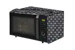 The Furnishing Tree Microwave Oven Cover for Electrolux 20 L Grill G20M.WW-CG Basketweave Pattern Grey