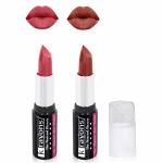 Krayons White Secret Moisturizing Matte lipstick Waterproof Long lasting 4gm Each Combo (Pack of 2)