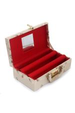 Goldennest Multicolor Wooden Double Rod Bangle Organizer Box
