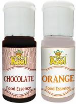 Mr.Kool Food Essence Chocolate, Orange Flavors 20ml Each Combo Pack Of 2