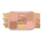 Glam21 Cream Concealer Corrector & Contour Palette | Creamy Crease-proof Formula,01 Light Lustre-9g