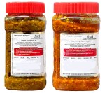 Natural Super Gold Lime and Green Chilli Pack of 2 pickles-450gx2