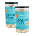 VISHNU DELIGHT Roasted, Crunchy, Non Fried, Flavoured Cashew Combo - Salted (85 gm X 2)