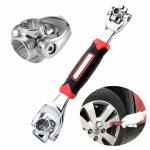 SLIMBI Tiger wrench 48 in 1 Swivel Head Multi Tool Spanne Tools Socket Works with Spline Bolts Multifunction PassTorx 360 Degree 6-Point Universal Furniture Car Repair