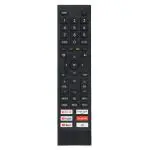 RESORB LED 671 Compatible for Hisense Smart TV Remote - Without Voice - Hot Keys Netflix, Prime Videos, YouTube Music, Google Play,Apps and YouTube Use for LCD LED OLED QLED UHD 4K Android TVs