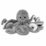 Webby Grey Giant Realistic Octopus Plush Soft Toy 60 cm x 19 cm