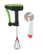 FIRST FRONT Stainless Steel Apex Pizza Cutter With Stainless Steel Hand Blender and (Multicolour, Pack of 2)