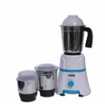 OQUA Platinum 600 W Mixer Grinder with 3 Jars with Overload protection Safety, White & Blue