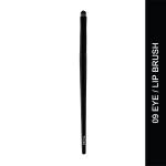Flicka Eye Lip Brush (professional Eye Lip Brush for blend out lip liner for a less harsh look or for applying lipstick| Soft Bristles, Cruelty Free, Makeup brush (Black)