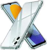 Newselect Samsung Galaxy M04, Samsung Galaxy F04 Transparent Rubber Back Cover
