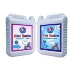 Ami Rudra Washing Machine Liquid Detergent Top Load And Front Load (Red 10 Ltr) Multi-Fragrance Liquid Detergent (2 X 5 L)