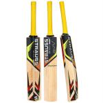 STRAUSS Beige Wood Kashmir Willow Cricket Bat