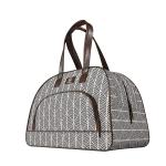 KARTUNBOX Tote Duffel Bag with Leather Shoulder Strap Duffle Bag for Women Leatherette Travelling Bag for Men and Women (Tan)