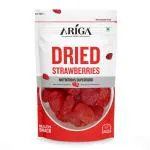 Ariga Foods Dried Strawberries 200g | Dried & Sweet Berries | Plant Based Protein | Rich In Antioxidants & Minerals | 100% Natural & No Artificial Colors, Gluten Free, No Preservatives | Vitamins & Minerals Rich | Healthy Diet Snack