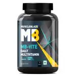 MuscleBlaze MB-Vite Daily Multivitamin with 51 Ingredients & 6 Blends, Vitamins & Minerals, Prebiotic & Probiotics, Amino Acid Blends, for Energy, Stamina & Recovery, 120 Multivitamin Tablets