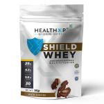 HealthXP Shield Whey Powder 1 kg Rich Coffee
