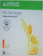 Herbalife Nutrition Skin Booster Collagen Drink Mix-Orange Flavour For Better Skin Health-300 g Plant-Based Protein (300 g, Orange)