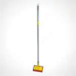 HIC Scrub Pad With Rod For Washing And Scrubbing Floor/Tile/Corner Cleaning Scrubber Brush