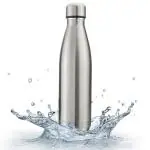 MADHAV Stainless Steel Vacuum Insulated Double Wall Water Bottle for 12 Hours Hot & 24 Hours Cold Drinks Non-Toxic & BPA Free Water Bottle 500ml Pack of (1 pcs.)