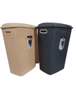 PRINCEWARE-1421 Juliet Laundry Basket With Mat Design