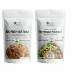 Bliss of Earth Organic Triphala Powder& Organic Gond Katira Tragacanth Gum(Pack of 2X100 gm)