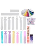 Sodee Bookmark Silicone Mould for Resin Art Kit Set of 7
