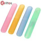 Krifton Plastic Hygienic Toothbrush Travel Portable Case Pack of 4