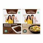 Heeral Wah India Roasted Cumin Powder, Dahi Vada Masala | Spices Combo Pack With Natural Ingredients - 50 Gram In Each Pack