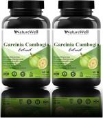 Naturewell Garcinia Cambogia Capsules 120 Capsules, 60 Capsules Each (Pack Of 2)