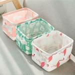 SHC MART New Laundry Basket Collapsible Organizer for Dirty Cloth Large Folding Hamper for Baby Boy Kids Women Men Dorm Bag with Handle (Pack Of 3)