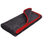 Auto Hub 600 GSM Microfiber Cloth , Car Cleaning Cloth, Car Microfiber Cloth, Twisted Loop, Lint-Free Cloth, Size: 60cmx40cm, Pack of 1, Color:- Grey